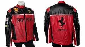 Мужская куртка Феррари – по-мужски суровая модель с брендовыми лого. Начинай сезон стильно №505