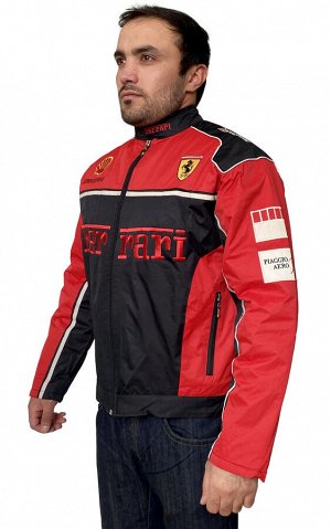 Красная мужская куртка Ferrari – мотоэкип для города и брутальный стиль на каждый день№506