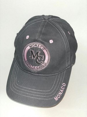 Бейсболка Крутая кепка черного цвета с розовой вышивкой  №20382
