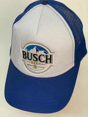 Бейсболка Синяя бейсболка Busch с белой тульей  №20461