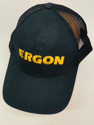 Бейсболка Темно-зеленая бейсболка Ergon с сеткой  №4802
