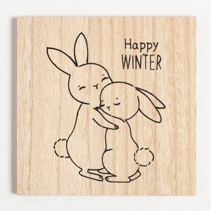Набор подарочный Этель Hello winter: кух. полотенце и акс.