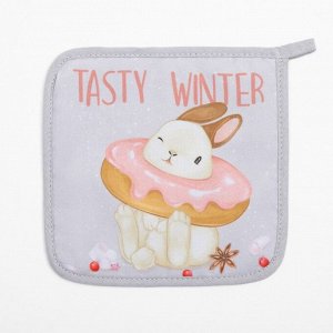 Нaбор кухонный  Tasty winter: подстaвкa, прихвaткa