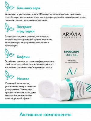 Фитнес-гель антицеллюлитный Liposculpt Cold Gel, 200 мл
