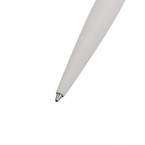 Ручка шариковая поворотная, 1.0 мм, Bruno Visconti VERONA, стержень синий, белый металлический корпус, в металлическом футляре