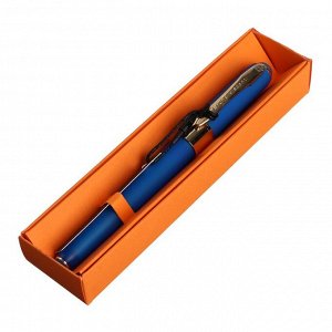 Ручка шариковая, 0.5 мм, Bruno Visconti MONACO, стержень синий, корпус ярко-синий, в футляре