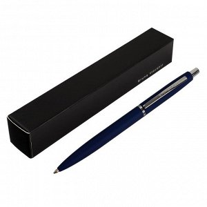 Ручка шариковая автоматическая San Remo 1.0 мм, металлический ярко-синий корпус, синий стержень, в тубусе