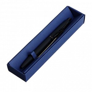 Ручка шариковая автоматическая, 1.0 мм, Bruno Visconti SAN REMO, стержень синий, тёмно-синий металлический корпус, в футляре