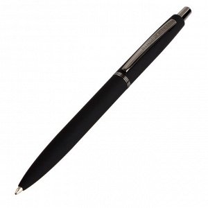 Ручка шариковая автоматическая, 1.0 мм, Bruno Visconti SAN REMO, стержень синий, чёрный металлический корпус, в футляре