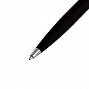 Ручка шариковая поворотная, 1.0 мм, Bruno Visconti SIENNA, стержень синий, чёрный металлический корпус, в металлическом тубусе