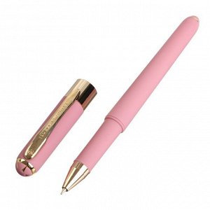 Ручка шариковая, 0.5 мм, Bruno Visconti MONACO, стержень синий, корпус розовый, в футляре