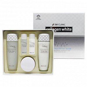 Набор для лица отбеливающий с коллагеном 	3W Clinic Collagen Whitening Skin Care Items 3 Set