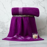 Полотенце Petek Crystal цвет пурпурный (50х80 см)