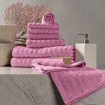 Полотенце Торлей цвет: розовый (30х50 - 4 шт,50х80 см - 2 шт,70х130 см - 2 шт)