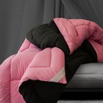 Одеяло MultiColor цвет: черный, розовый (140х205 см)