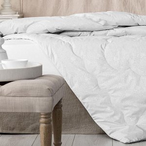 MedSleep Одеяло теплое утяжеленное Landau, пух-перо, цвет: белый (200х210 см)
