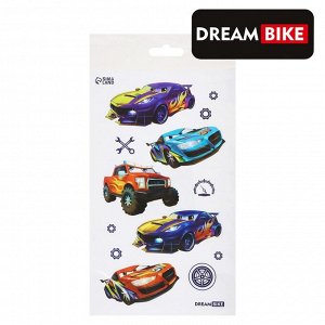 Наклейки на велосипед, Машинки, Dream Bike