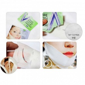 Purederm Корректирующая лифтинг-маска для овала лица Miracle Shaping Face-up Treatment, 5гр+1 маска