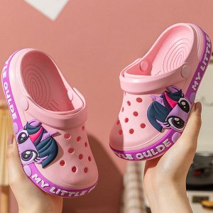 Кроксы - Обувь летняя детская "Литл Пони"