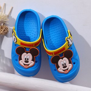 Сабо - Обувь уличная детская "Микки Маус" (синий)