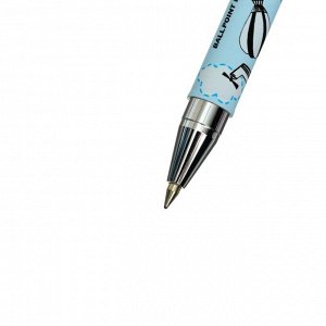 Ручка шариковая FreshWrite HappyWrite «Самолёты», узел 0.5 мм, синие пигментные чернила, корпус Soft Touch