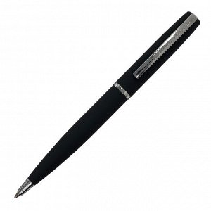 Ручка шариковая поворотная, 1.0 мм, Bruno Visconti SIENNA, стержень синий, серый металлический корпус, в металлическом футляре