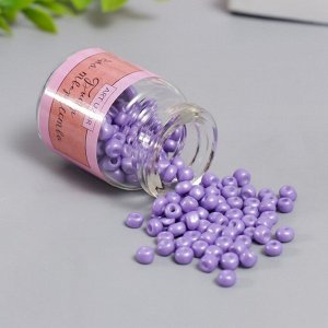 Бисер круглый 6/0 в бутылочке «Глициния», 20 г