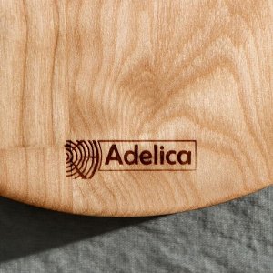 Доска разделочная для подачи и сервировки Adelica «Олимп», d=20x1,8 см, берёза