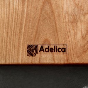 Доска разделочная для подачи и сервировки Adelica «Волна», 31x15x1,8 см, берёза