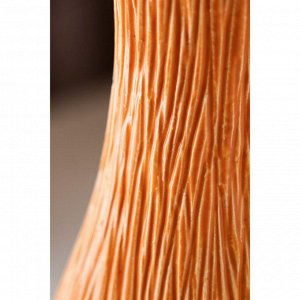 Ваза керамическая "Лиза", настольная, оранжевая, 32 см