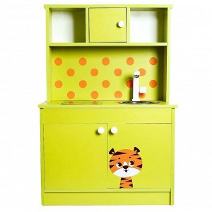 Игровая мебель «Детская кухня «Тигрёнок», цвет зелёный