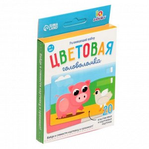 Развивающий набор «Цветовая головоломка», найди и совмести