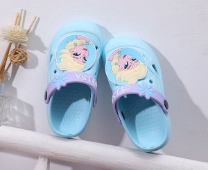 Кроксы - Обувь пляжная детская "Эльза" Холодное сердце