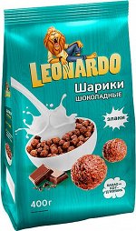 «Leonardo», готовый завтрак «Шоколадные шарики», 400г