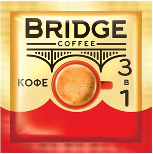 «Bridge», напиток кофейный 3 в 1, 20 г (упаковка 40 шт.)