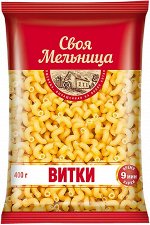 «Своя Мельница», макаронные изделия «Витки», 400г