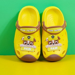 Сабо - Обувь летняя детская "Щенячий патруль" (желтый)