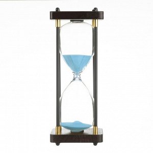 Песочные часы "Бесконечность", на 30 минут, 25 х 9.5 см, песок голубой