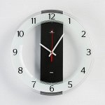 Часы настенные, серия: &quot;Интерьер&quot;, плавный ход, d=34 см