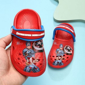 Сабо - Обувь летняя детская Капитан Америка
