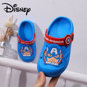 Сабо - Обувь пляжная детская Капитан Америка (синий)