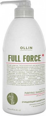OLLIN FULL FORCE Очищающий шампунь для волос и кожи головы с экстр. бамбука 750мл
