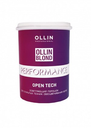 OLLIN BLOND PERFORMANCE Open Tech Осветляющий порошок для открытых техник обесцвечивания волос 500г, шт