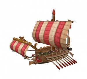 Объемные пазлы 3D Серия "Корабли" Римский военный корабль