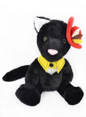 Набор для изготовления игрушки из меха "МЕХОМАНИЯ" Черный кот