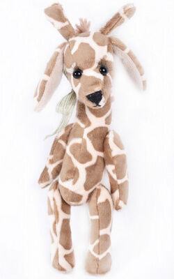Набор для изготовления игрушки из меха "МЕХОМАНИЯ" Задумчивый жирафик