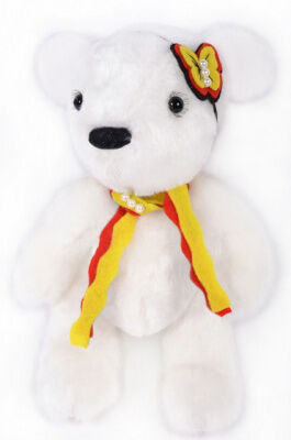Набор для изготовления игрушки из меха "МЕХОМАНИЯ" Белая медведица