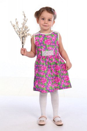 Платье детское Рита бязь (розовый)