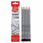 Карандаш чернографитный ErichKrause ArtBerry, шестигранный, ударопрочный, различной твёрдости