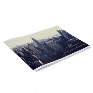 Альбом для рисования А4, 40 листов на скрепке "Пейзаж 2", обложка мелованный картон, блок 100 г/м2